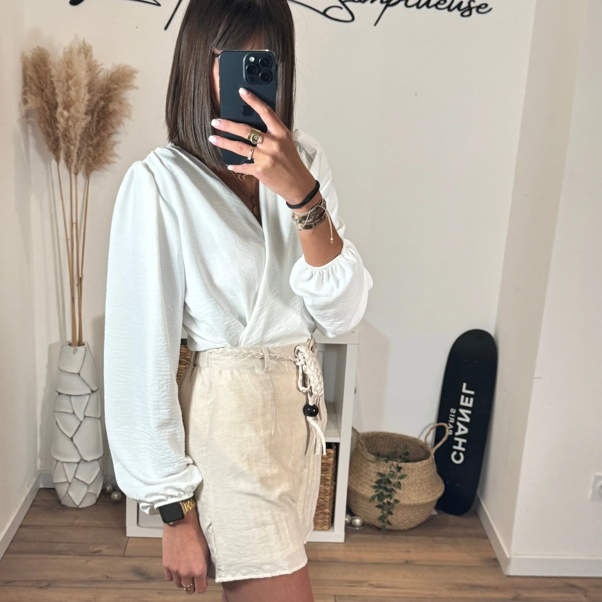 SHORT EN LIN TRESSA - Image 3