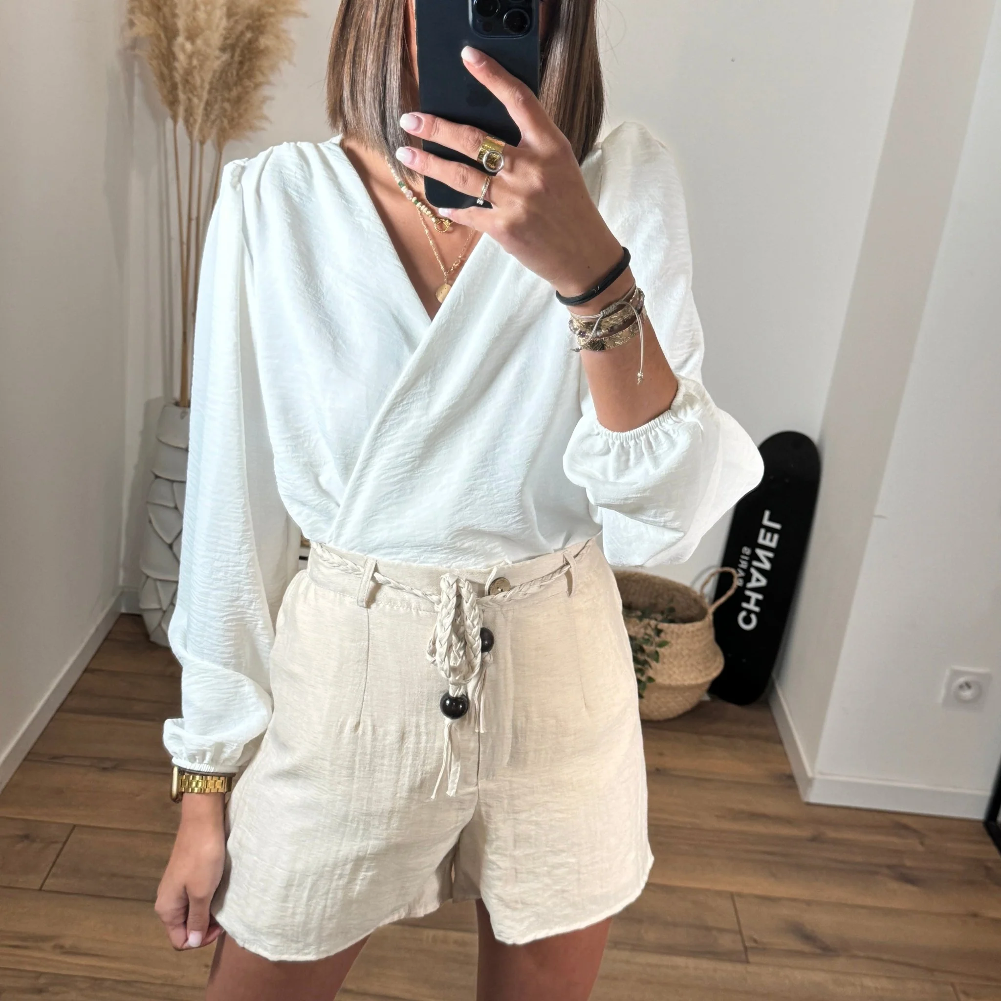 SHORT EN LIN TRESSA - Image 4