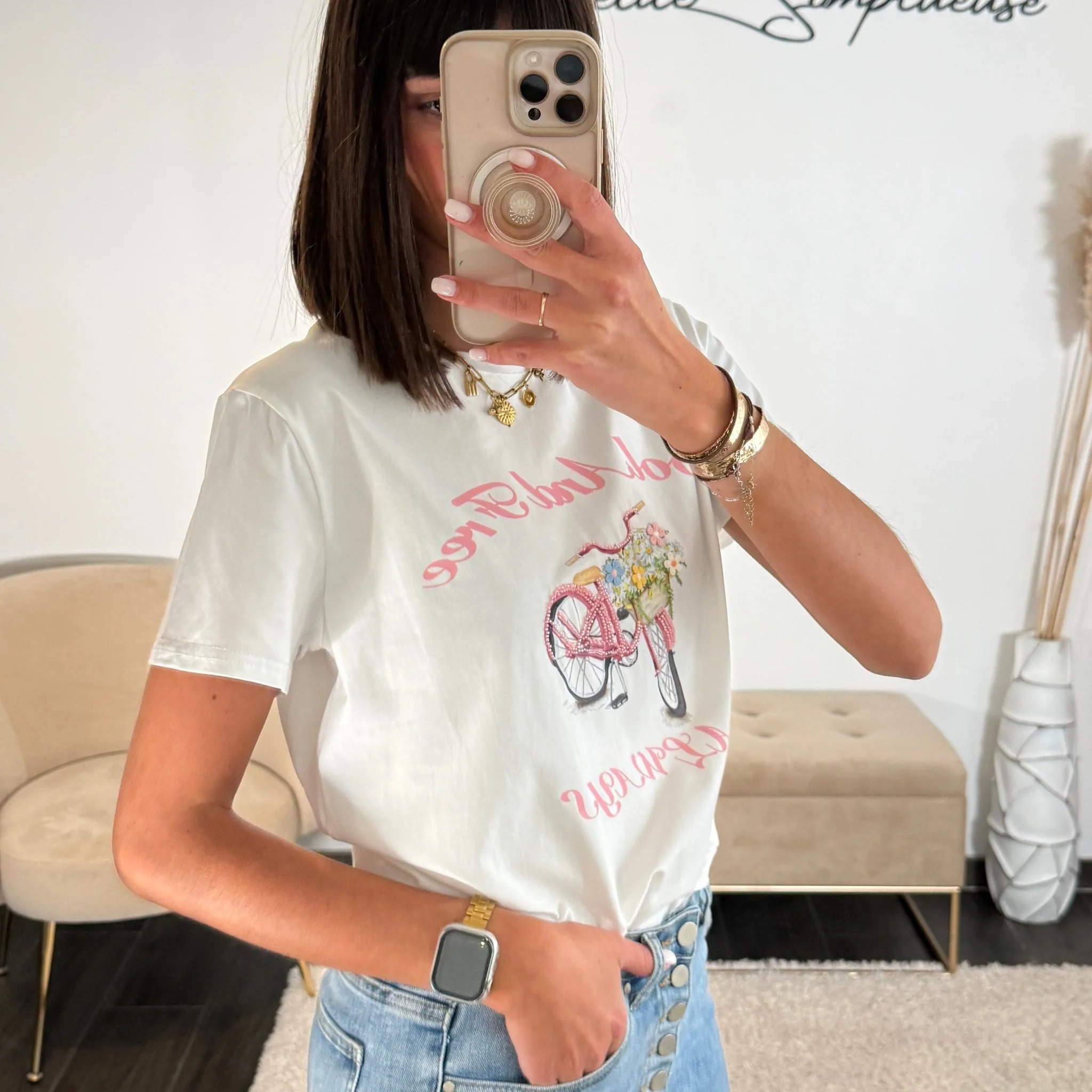 T-SHIRT BLANC ALWAYS - Image 2