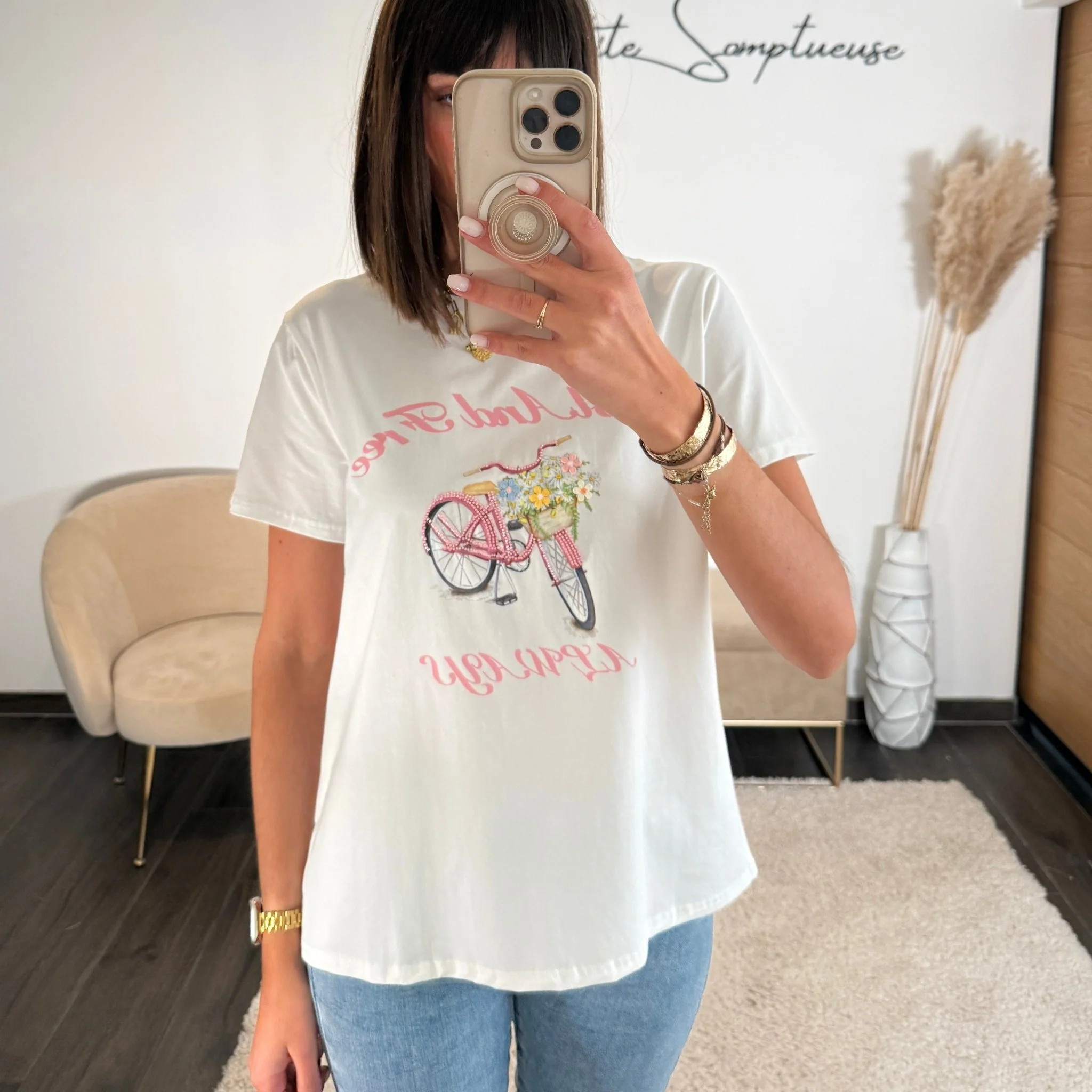 T-SHIRT BLANC ALWAYS - Image 3