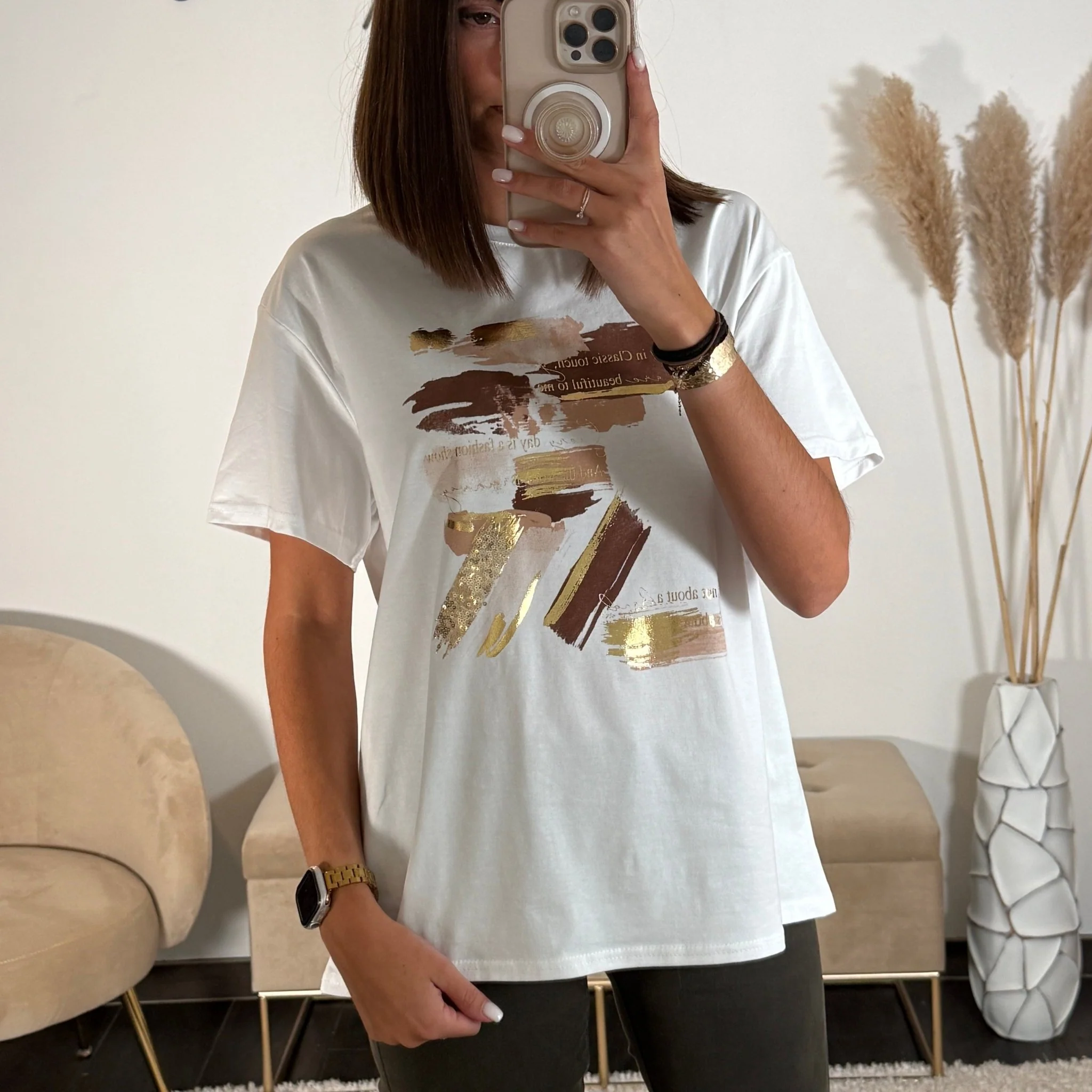 T-SHIRT BLANC FASHION SHOW - Image 2