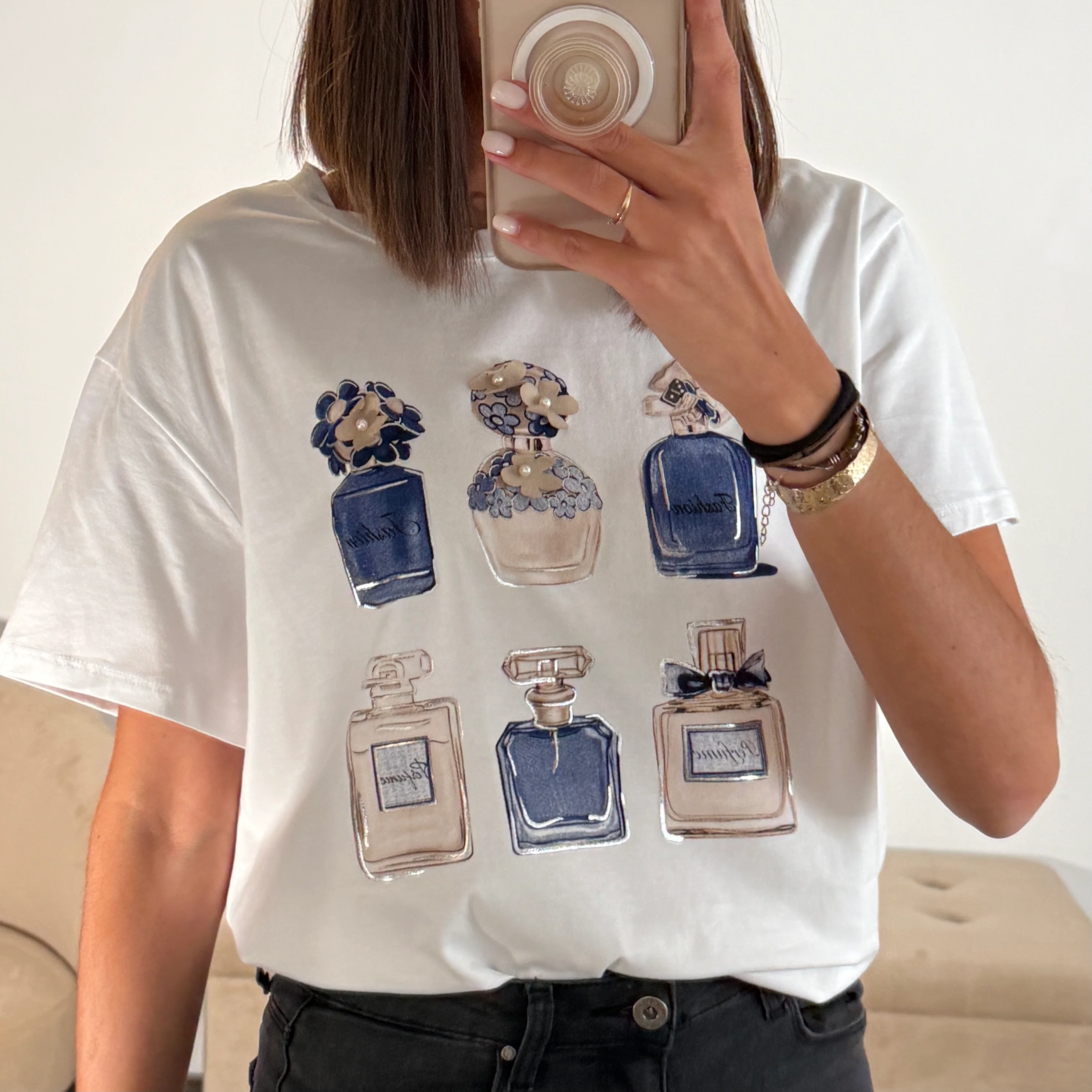 T-SHIRT BLANC PARFUM - Image 2