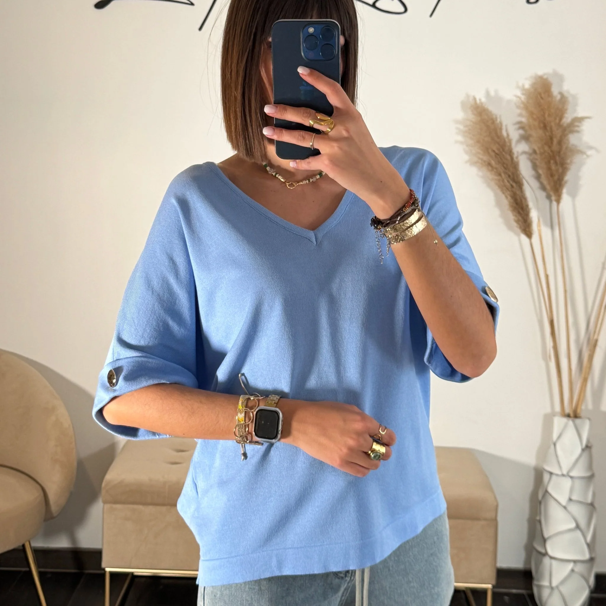 T-SHIRT BLEU GAETAN - Image 3
