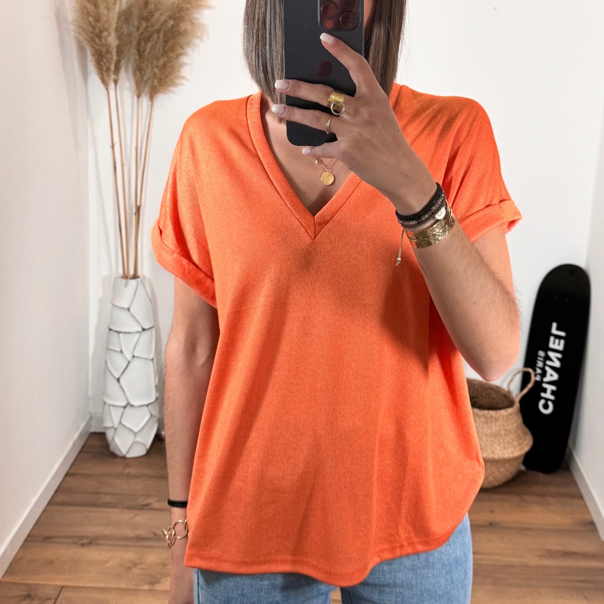 T-SHIRT ORANGE NAEL - Image 2