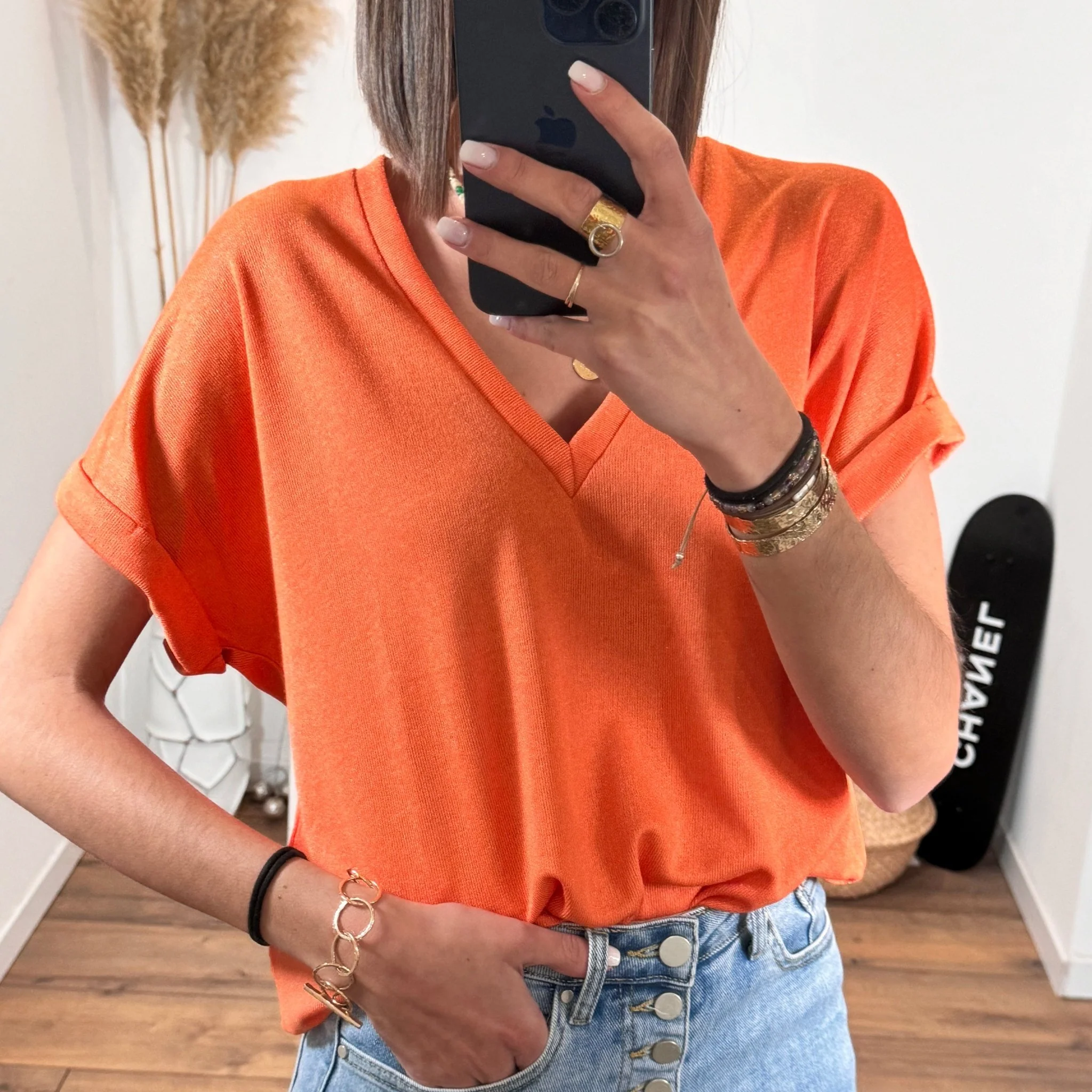 T-SHIRT ORANGE NAEL - Image 3