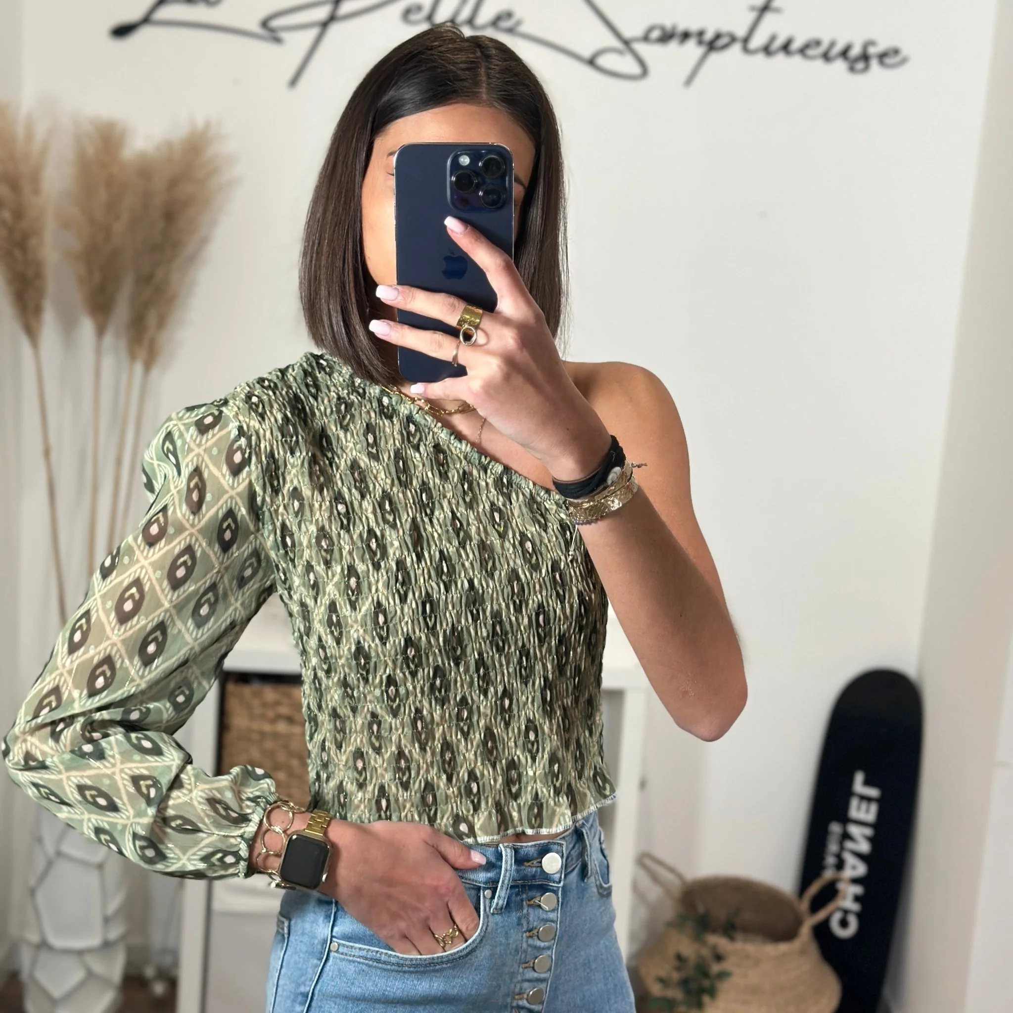 TOP ASYMETRIQUE KAKI ALIX