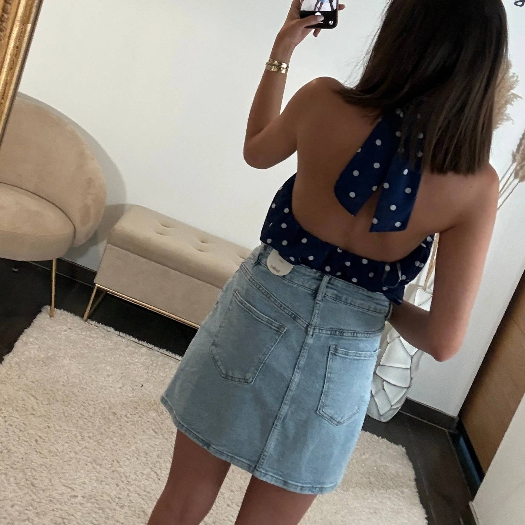 TOP BLEU A POIS SAM - Image 3