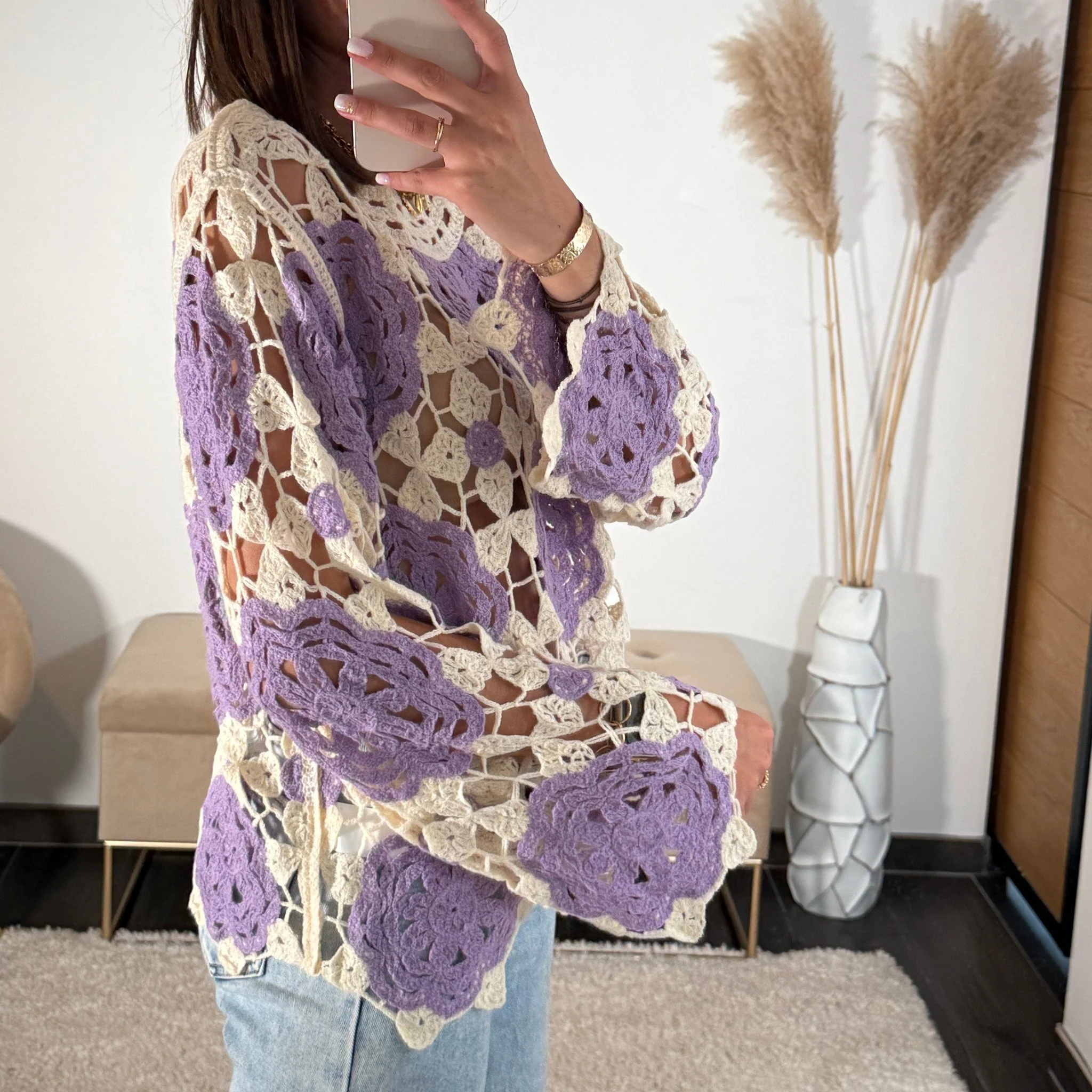 TOP CROCHET LILAS ROYA - Image 2