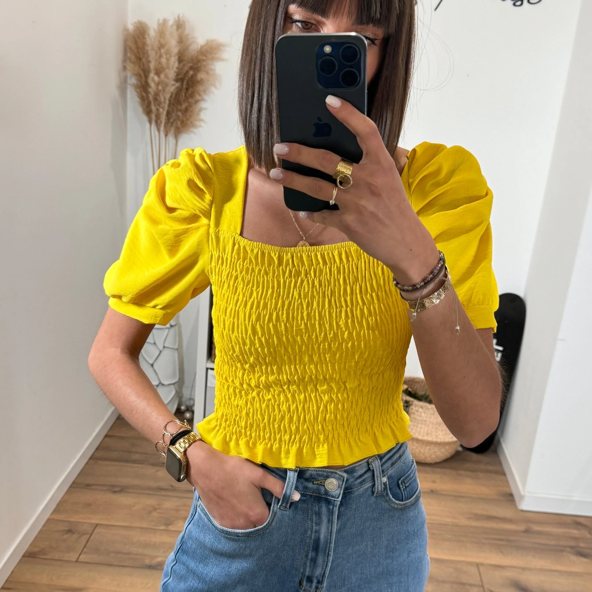 TOP JAUNE CLEA