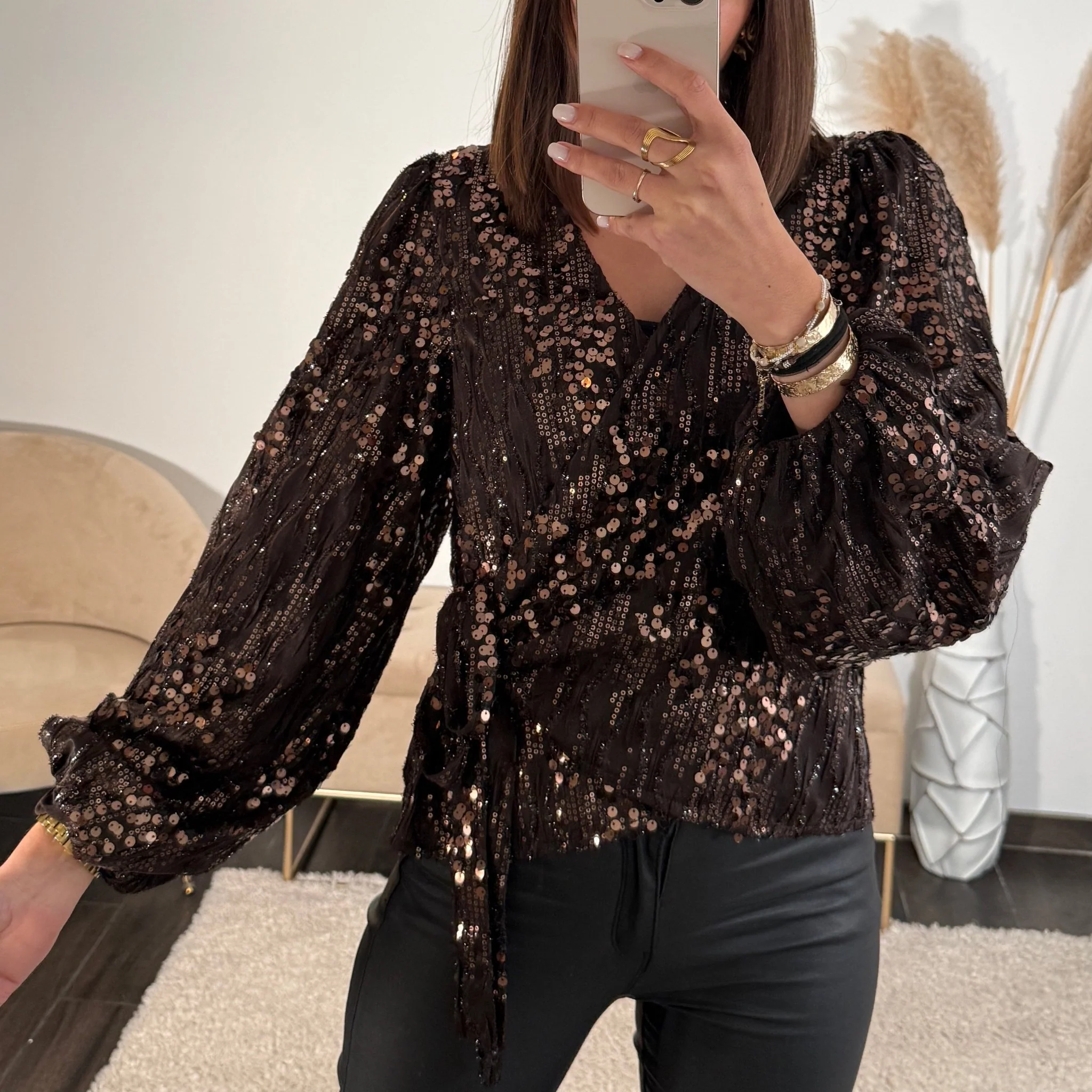 TOP SEQUINS CHOCO TAYLOR - Image 2