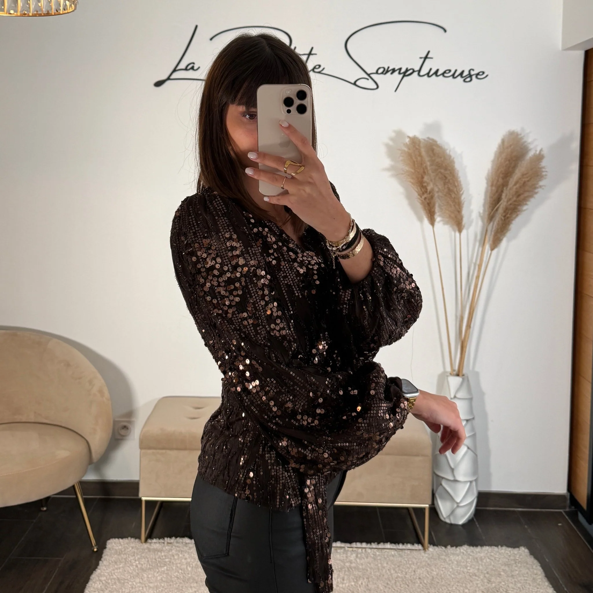 TOP SEQUINS CHOCO TAYLOR - Image 4