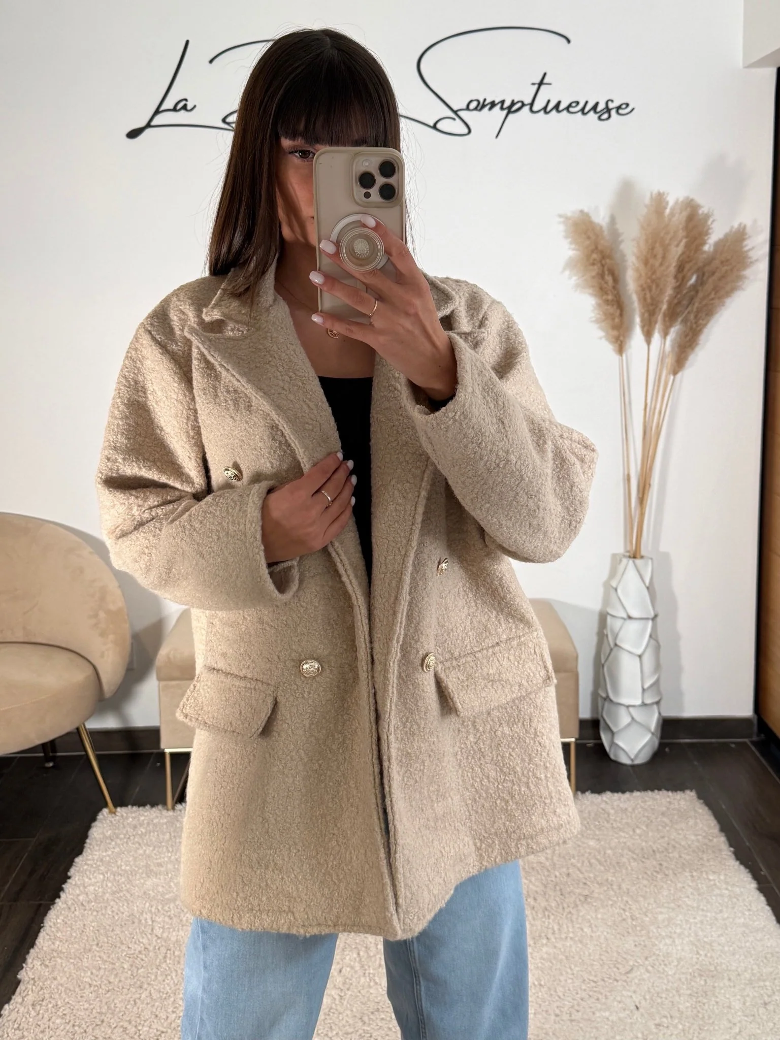 VESTE BEIGE CHARLIE - Image 4