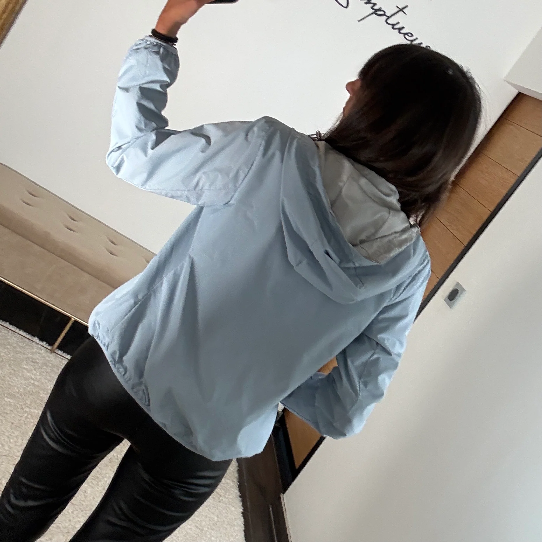 VESTE IMPERMEABLE BLEU CIEL ZOE - Image 3