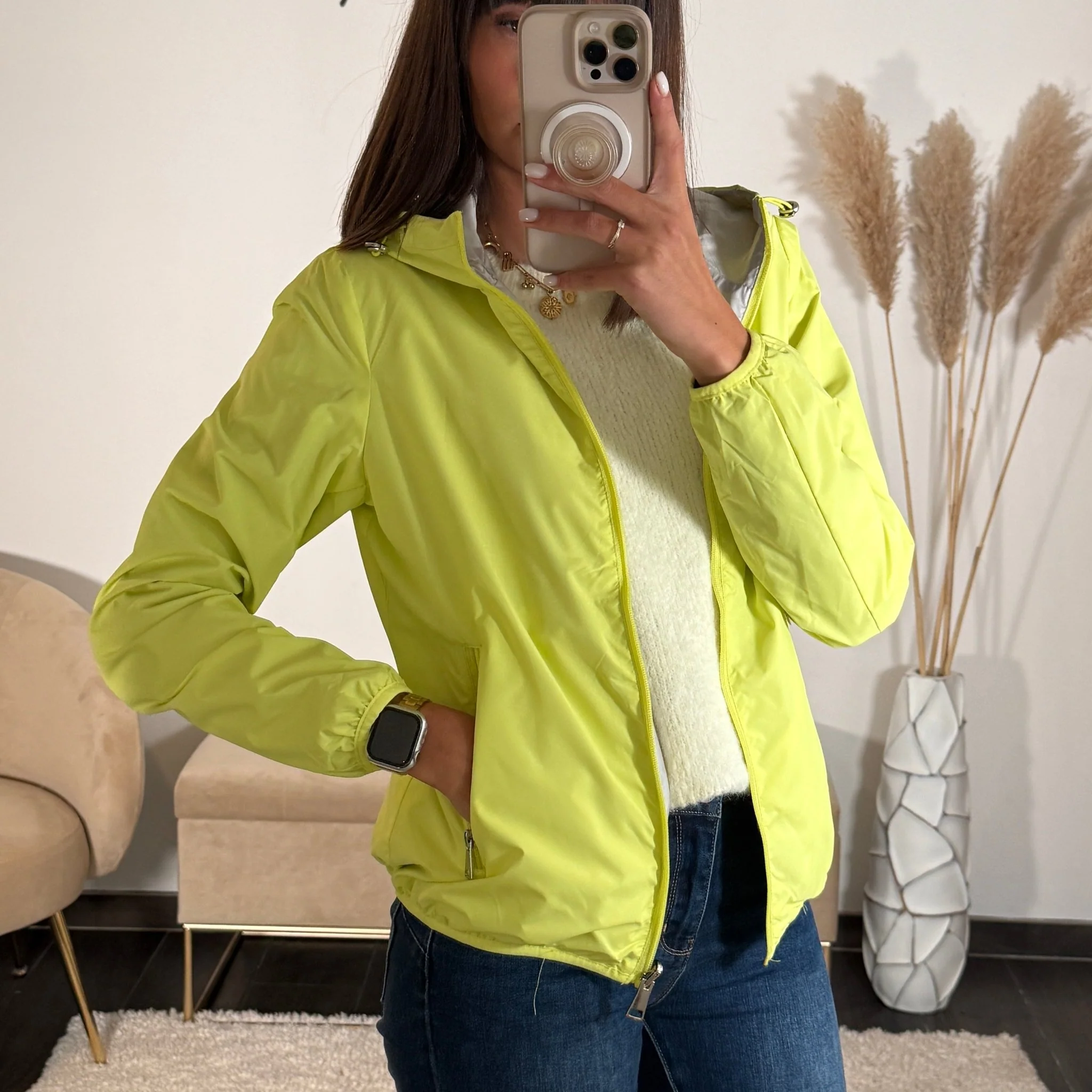VESTE IMPERMEABLE JAUNE ZOE - Image 2