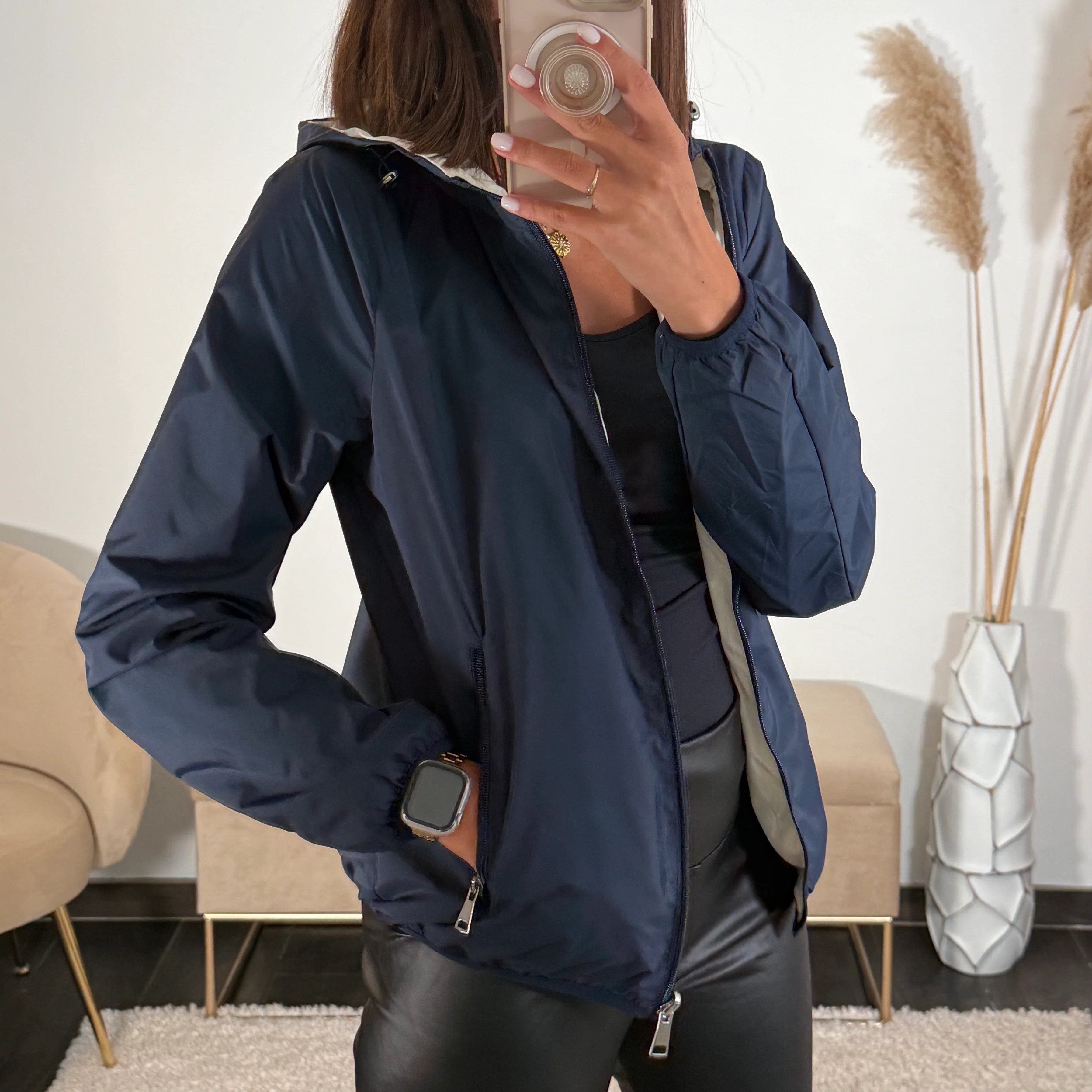 VESTE IMPERMEABLE MARINE ZOE - Image 2