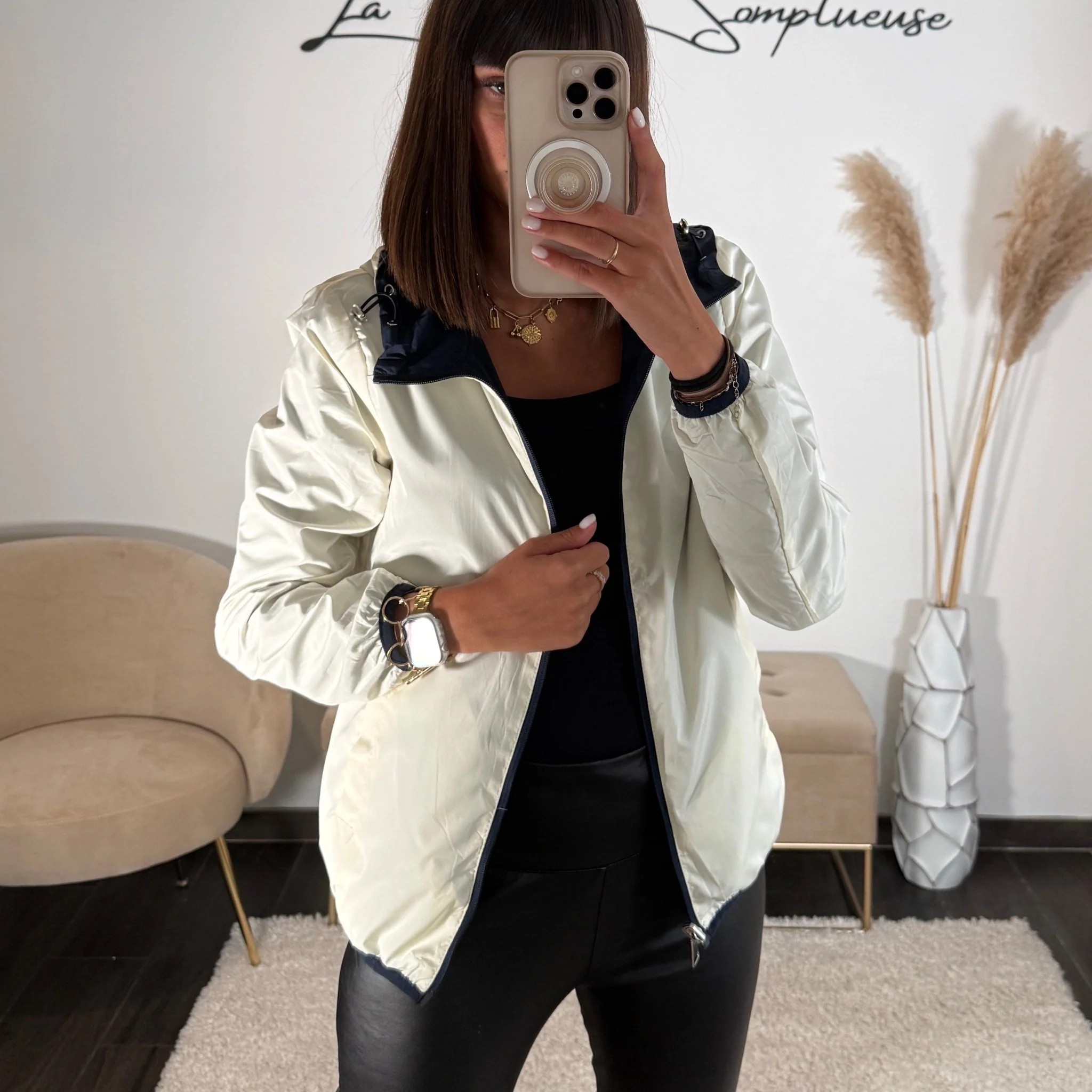 VESTE IMPERMEABLE MARINE ZOE - Image 4