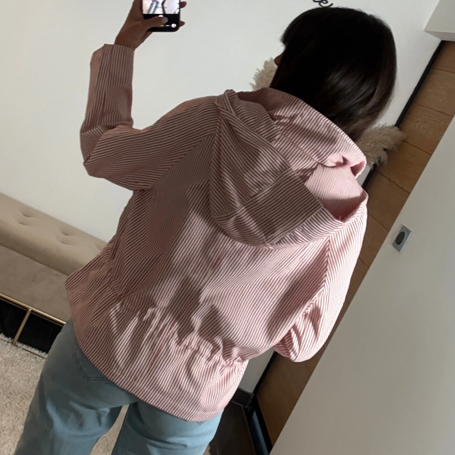 VESTE RAYEE ROUGE MELIA - Image 4