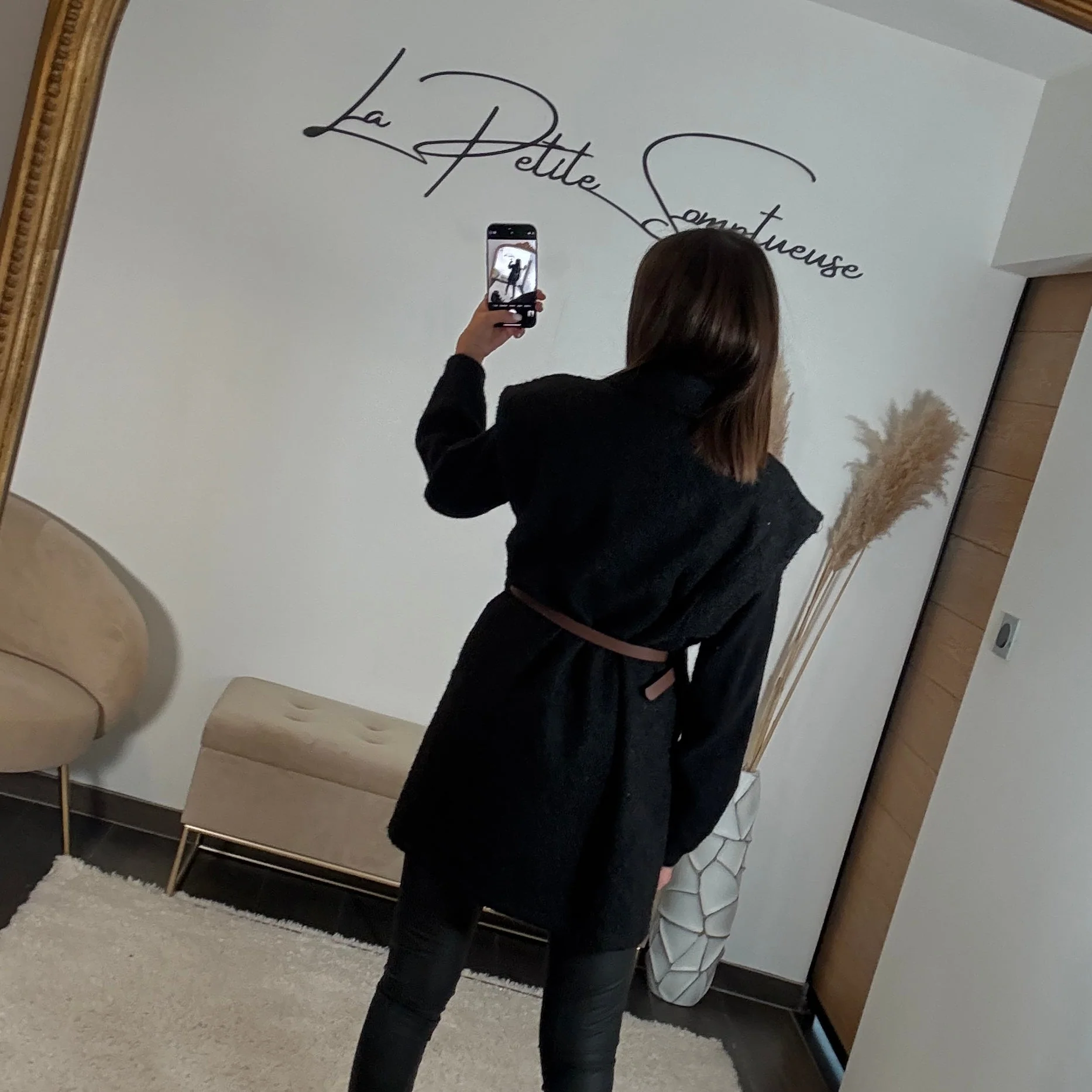 VESTE SANS MANCHE NOIR AUREL - Image 4